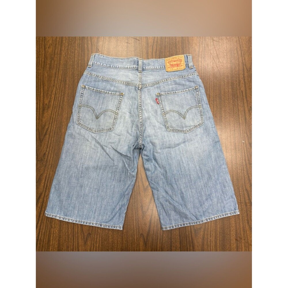 Levi's Light Blue Denim Men's Baggy Shorts Size 34 - Picture 9 of 12